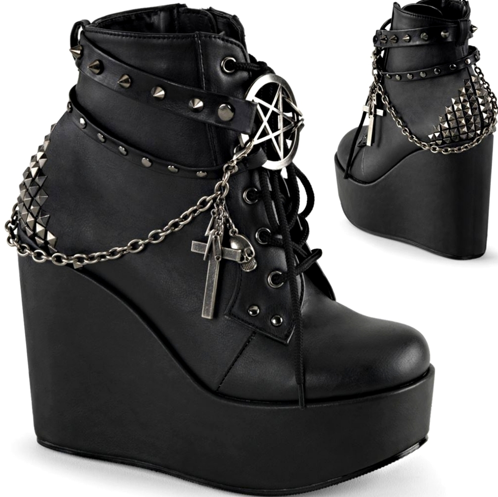 Demonia Poison 101 platform boots